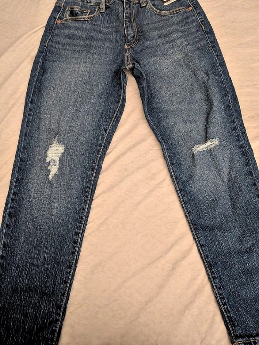 Girls Art Class Relaxed Jean Distressed Blue Skinny Jeans